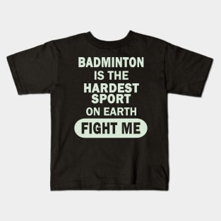 Passion Men Double Badminton Sports Kids T-Shirt